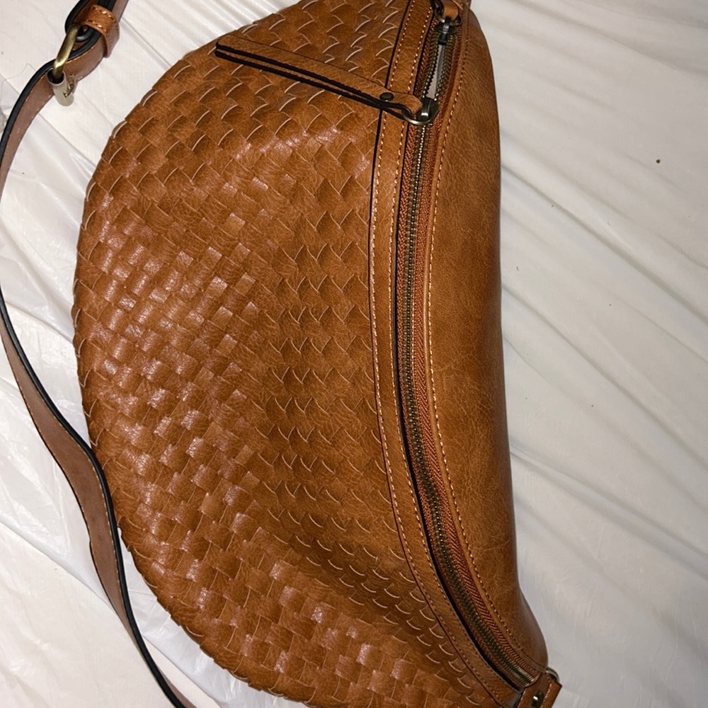 Brand new Tan Extra Large Crossbody Pouch